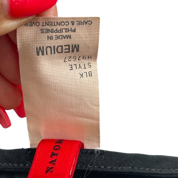 VTG Y2K Josie Natori Silk Feel Sleep Set Sz M Pajamas Loungewear Crop Pants - Picture 8 of 9